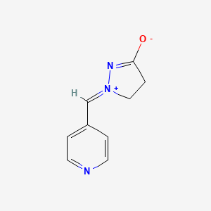 (2E)-2-(pyridin-4-ylmethylidene)-3,4-dihydropyrazol-2-ium-5-olate