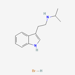 molecular formula C13H19BrN2 B3144652 N-[2-(1H-indol-3-yl)ethyl]-2-propanamine hydrobromide CAS No. 55654-81-4