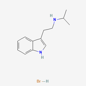 molecular formula C13H19BrN2 B3144652 N-[2-(1H-吲哚-3-基)乙基]-2-丙胺氢溴酸盐 CAS No. 55654-81-4