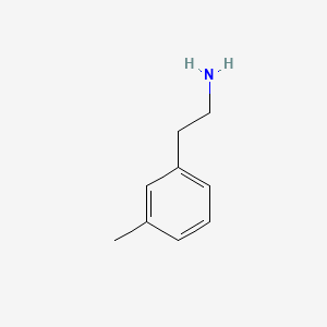 molecular formula C9H14N+ B3144698 3-Methylphenethylamine CAS No. 55755-17-4