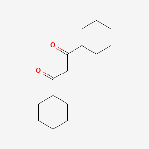 molecular formula C15H24O2 B3144727 1,3-二环己基-1,3-丙二酮 CAS No. 55846-67-8