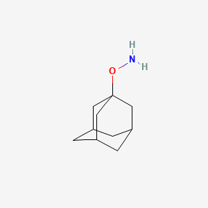 molecular formula C10H17NO B3144759 O-(Adamantan-1-yl)hydroxylamine CAS No. 55930-71-7