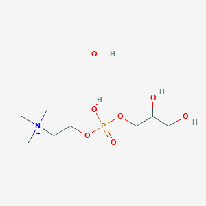 molecular formula C8H22NO7P B3144916 Cholineglycerophosphate CAS No. 563-23-5