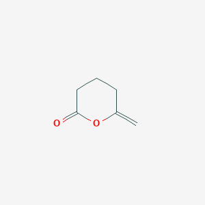 molecular formula C6H8O2 B3144930 2H-Pyran-2-one, tetrahydro-6-methylene- CAS No. 5636-66-8