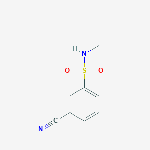 molecular formula C9H10N2O2S B3144987 3-Cyano-n-ethylbenzene-1-sulfonamide CAS No. 56542-61-1