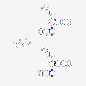 molecular formula C68H84N8O10 B031450 Tabimorelin hemifumarate CAS No. 242143-80-2