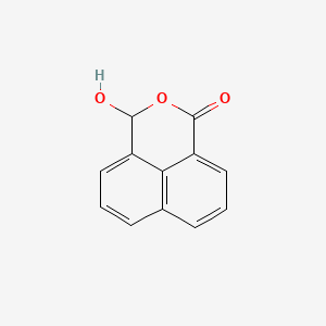 molecular formula C12H8O3 B3145012 1H,3H-Naphtho[1,8-cd]pyran-1-one, 3-hydroxy- CAS No. 5656-90-6