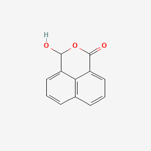 1H,3H-Naphtho[1,8-cd]pyran-1-one, 3-hydroxy-