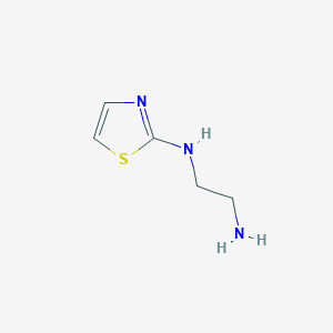 molecular formula C5H9N3S B3145058 N1-(1,3-thiazol-2-yl)ethane-1,2-diamine CAS No. 5664-46-0