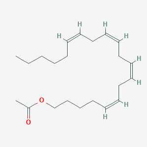 molecular formula C22H36O2 B3145074 Acetic acid arachidonyl ester CAS No. 56663-39-9