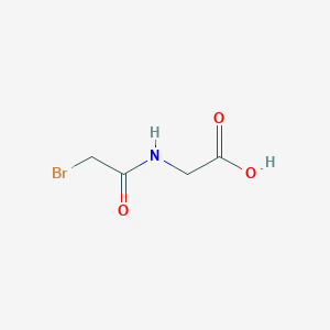 molecular formula C4H6BrNO3 B3145076 N-(Bromoacetyl)glycine CAS No. 56674-21-6