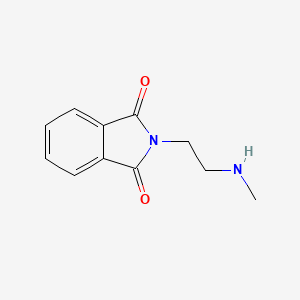 molecular formula C11H12N2O2 B3145084 2-(2-Methylamino-ethyl)-isoindole-1,3-dione CAS No. 56686-38-5