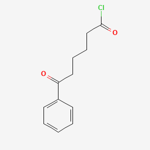 molecular formula C12H13ClO2 B3145101 6-Oxo-6-phenylhexanoyl chloride CAS No. 56721-39-2