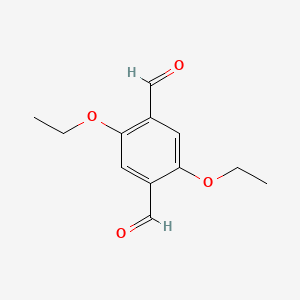 molecular formula C12H14O4 B3145112 2,5-Diethoxyterephthalaldehyde CAS No. 56766-03-1
