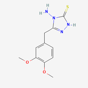 4-Amino-5-(3,4-dimethoxy-benzyl)-4H-[1,2,4]triazole-3-thiol