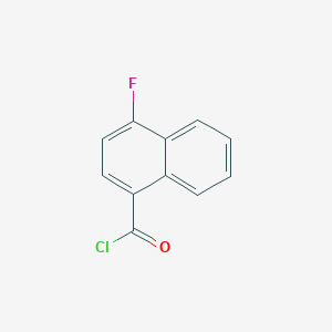 molecular formula C11H6ClFO B3145168 4-Fluoro-1-naphthoic acid chloride CAS No. 56886-72-7