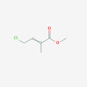 molecular formula C6H9ClO2 B3145181 Methyl 4-chloro-2-methylbut-2-enoate CAS No. 56905-07-8