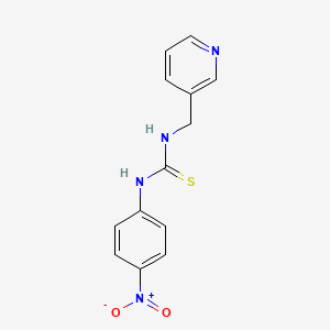 N-(4-nitrophenyl)-N'-(3-pyridinylmethyl)thiourea