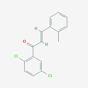 (2E)-1-(2,5-Dichlorophenyl)-3-(2-methylphenyl)prop-2-en-1-one