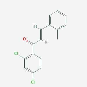 (2E)-1-(2,4-Dichlorophenyl)-3-(2-methylphenyl)prop-2-en-1-one