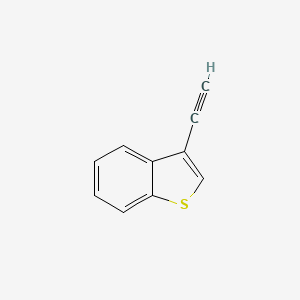 molecular formula C10H6S B3145228 3-ethynylbenzo[b]thiophene CAS No. 569353-00-0