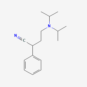 4-Diisopropylamino-2-phenyl-butyronitrile