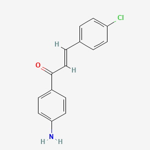 (2E)-1-(4-aminophenyl)-3-(4-chlorophenyl)prop-2-en-1-one