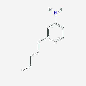 molecular formula C11H17N B3145403 3-Pentylaniline CAS No. 57335-98-5