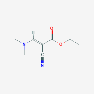molecular formula C8H12N2O2 B3145408 Ethyl 2-cyano-3-(dimethylamino)acrylate CAS No. 57338-21-3