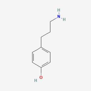 molecular formula C9H13NO B3145447 4-(3-Aminopropyl)phenol CAS No. 57400-89-2