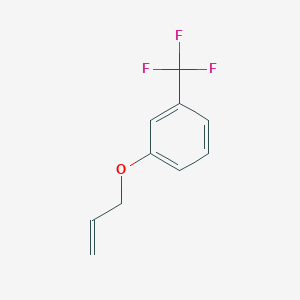 molecular formula C10H9F3O B3145907 3-Allyloxy-benzotrifluoride CAS No. 585-49-9