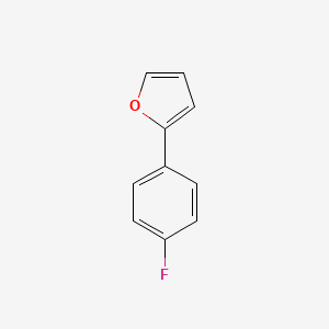 molecular formula C10H7FO B3146059 2-(4-氟苯基)呋喃 CAS No. 58861-45-3