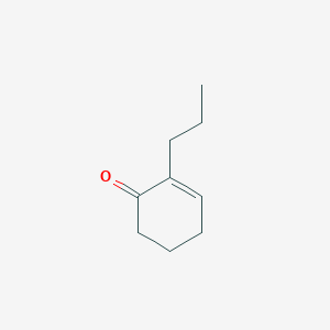 molecular formula C9H14O B3146121 2-Propylcyclohex-2-en-1-one CAS No. 59034-18-3