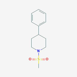 molecular formula C12H17NO2S B3146129 1-Methanesulfonyl-4-phenylpiperidine CAS No. 59039-19-9
