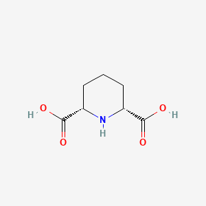 molecular formula C7H11NO4 B3146197 cis-Piperidine-2,6-dicarboxylic acid CAS No. 59234-40-1