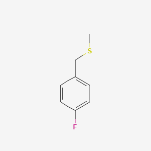 molecular formula C8H9FS B3146207 4-Fluorobenzyl methyl sulfide CAS No. 5925-85-9