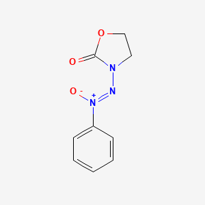 (Z)-Oxido-[(2-oxo-1,3-oxazolidin-3-yl)imino]-phenylazanium