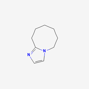 molecular formula C9H14N2 B3146272 5,6,7,8,9,10-Hexahydroimidazo[1,2-a]azocine CAS No. 59521-37-8