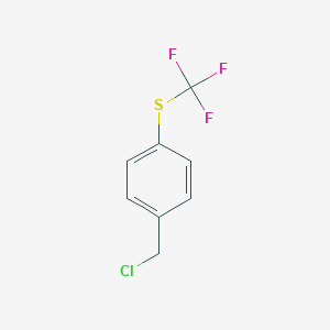 molecular formula C8H6ClF3S B031463 4-(Trifluoromethylthio)benzyl chloride CAS No. 74483-45-7