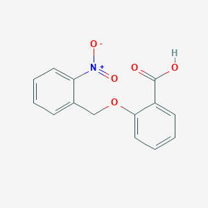2-[(2-Nitrophenyl)methoxy]benzoic acid