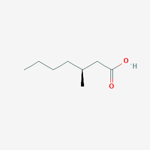 molecular formula C8H16O2 B3146311 (S)-3-甲基庚酸 CAS No. 59614-85-6