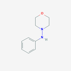 molecular formula C10H14N2O B3146356 N-phenylmorpholin-4-amine CAS No. 59701-78-9