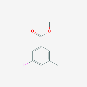 molecular formula C9H9IO2 B3146375 Methyl 3-iodo-5-methylbenzoate CAS No. 597563-45-6