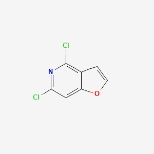 molecular formula C7H3Cl2NO B3146376 4,6-Dichlorofuro[3,2-c]pyridine CAS No. 59760-41-7