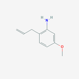 molecular formula C10H13NO B3146401 2-Allyl-5-methoxyaniline CAS No. 59816-85-2