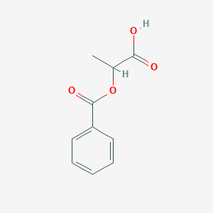 molecular formula C10H10O4 B3146471 2-(Benzoyloxy)propanoic acid CAS No. 60011-15-6