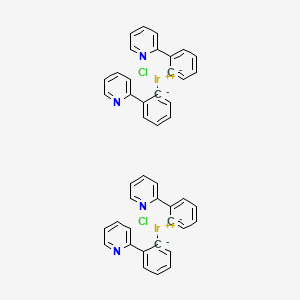 molecular formula C44H32Cl2Ir2N4 B3146568 Dichlorotetrakis(2-(2-pyridinyl)phenyl)diiridium(III) CAS No. 603109-48-4