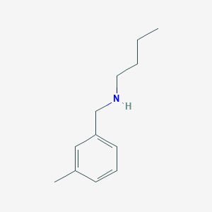molecular formula C12H19N B3146658 N-(3-Methylbenzyl)butan-1-amine CAS No. 60509-43-5