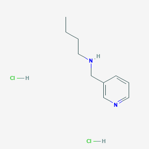 molecular formula C10H18Cl2N2 B3146664 butyl[(pyridin-3-yl)methyl]amine dihydrochloride CAS No. 60509-61-7