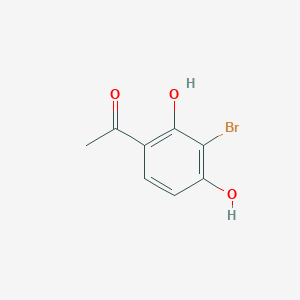 molecular formula C8H7BrO3 B3146874 1-(3-Bromo-2,4-dihydroxyphenyl)ethan-1-one CAS No. 60990-39-8